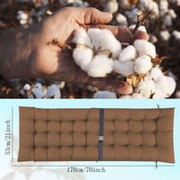 Pernă pentru șezlong de grădină Mhwgo, antiderapantă, pernă pentru scaun cu spătar înalt, căptușeală de 8 cm grosime, husă pentru șezlong de grădină, culoarea 03 2