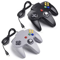 Miadore 2x Retro N64 USB Gamepad Joystick Klasszikus Vezetékes Vezérlő PC Mac Raspberry 1