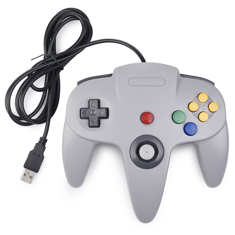 Miadore 2x Retro N64 USB Gamepad Joystick Klasszikus Vezetékes Vezérlő PC Mac Raspberry