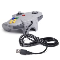 Miadore 2x Retro N64 USB Gamepad Joystick Klasszikus Vezetékes Vezérlő PC Mac Raspberry 4