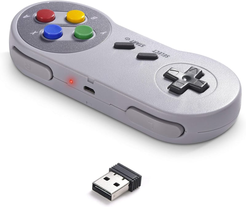 miadore Wireless USB Gamepad 2 db SNES Emulator Vezérlő PC Mac Retropie