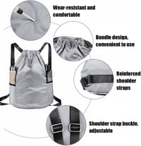 Rucsac sport multifuncțional Miayical 37x18x49cm cu compartiment pentru minge 3