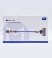 MIBODE V28B Vezeték Nélküli Porszívó 45000Pa Szívóerővel, 550W Motor, 65 Perc Üzemidő, Szürke-Kék, Szőrcsomó-Mentes Kefe, Szőnyeg és Keményp 9