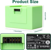 Micacorn 14,4V 36Wh 2500mAh Pótakkumulátor Roomba e és i Sorozathoz - Kompatibilis i3 i3+ i7 i7+ i8 i6 i4 e5 e6 Robotporszívókkal 7