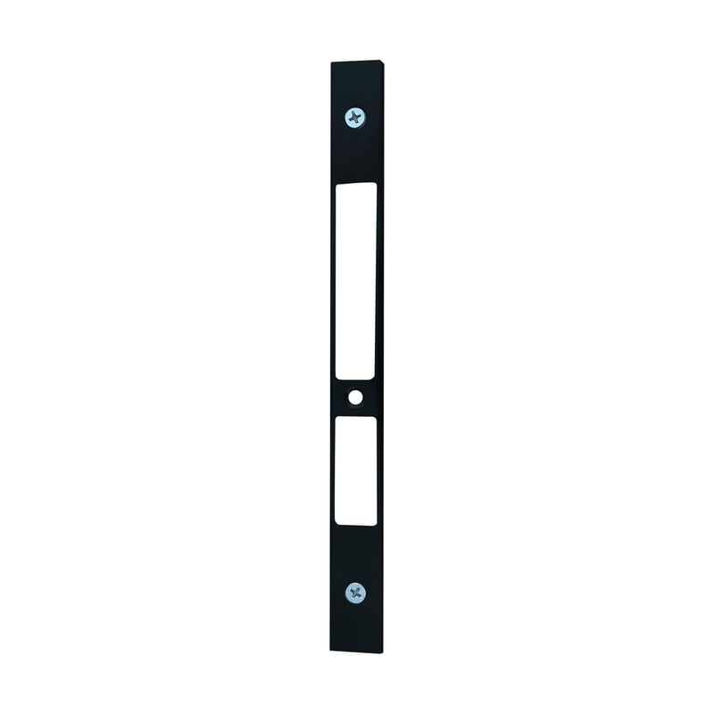 Broască dublă din aluminiu pentru uși europene Micel 92291 Cerradero, negru, 225 x 22 x 6,15 mm