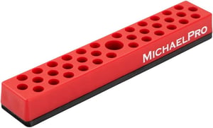 MichaelPro MP014004 magnetski držač bitova, 36 dijelova - crveni