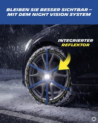 Lanțuri textile de zăpadă Michelin Easy Grip Evolution 7 – Set de 2 bucăți, lanțuri auto eficiente pentru iarnă 7
