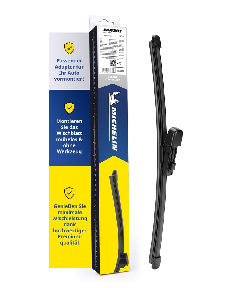 Ștergător de lunetă MICHELIN MR281 – Audi A1, Cupra Formentor, VW Golf VII – fixare directă, 280 mm