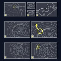 Sada 4 kusov puklíc Michelin NVS 49, 14 palcov, chrómové s dizajnom hliníkových diskov 9