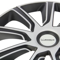 Sada 4 kusov puklíc Michelin NVS 49, 14 palcov, chrómové s dizajnom hliníkových diskov 10