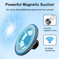 Suport magnetic auto pentru telefon MICMXMO pentru grila de ventilație Audi A3 8V (2014-2019), MagSafe - negru 3