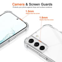 Puzdro Micnkifo na Samsung Galaxy S22 s popruhom na krk, žltý priehľadný silikónový kryt z TPU odolný voči nárazom a poškriabaniu s nastaviteľnou šnúrkou na krk 3