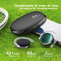 Micool Bluetooth 5.3 Nyitott Fülhallgató Sporthoz, 4 Mikrofon, Kényelmes Fülhorgos Vezeték Nélküli Headset 2