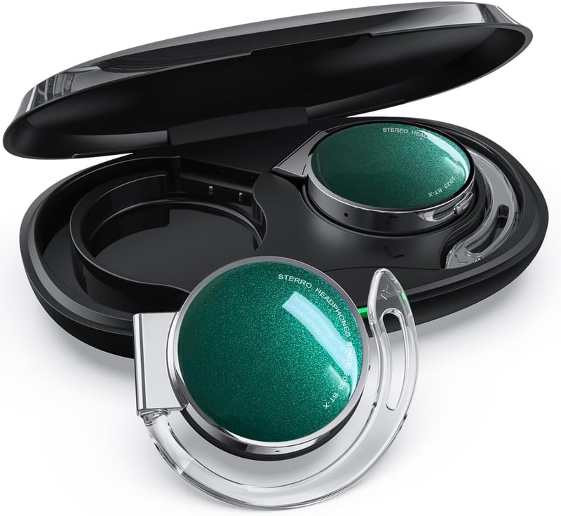 Micool Bluetooth 5.3 Nyitott Fülhallgató Sporthoz, 4 Mikrofon, Kényelmes Fülhorgos Vezeték Nélküli Headset
