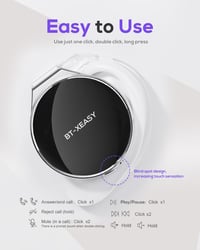 Micool Bluetooth 5.4 Nyitott Fülhallgató Zajszűrés, Vízálló Sport Headset 4 Mikrofonnal 2