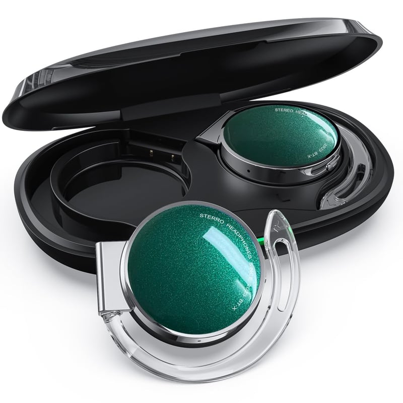 Micool BT-X Bluetooth 5.3 slušalice, clip-on, 4 mikrofona - crne