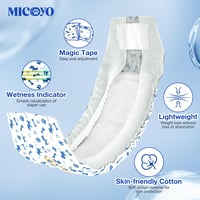 MICOOYO Kutyapelenka Hím Kutyáknak M-es Méret 20db Nedvességjelzővel 5