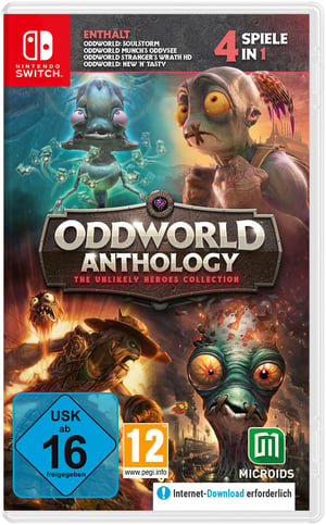 Joc Nintendo Switch Microids Oddworld Anthology: The Unlikely Heroes Collection - Colecție 4 în 1 (Soulstorm, Munch's Oddysee)