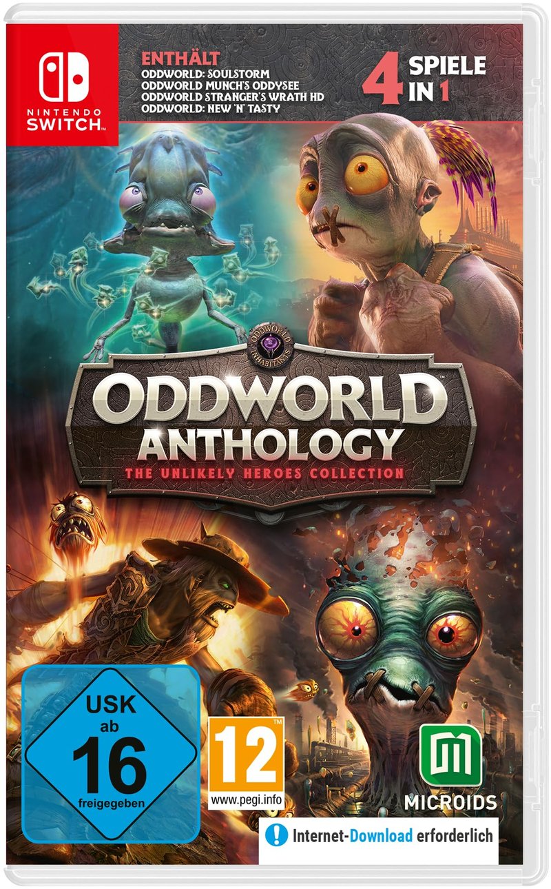 Joc Nintendo Switch Microïds Oddworld Anthology - Colecția The Unlikely Heroes