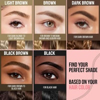 Microblading Szemöldök Ceruza 2in1 Fekete - Precíz Mikro Villás Applikátor 6