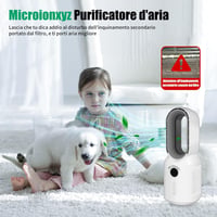 Microionxyz Anion Plasma 2in1 Légtisztító - Füst, Pollén, Szag Eltávolítás 6
