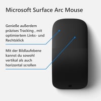 Microsoft Surface Arc Mouse fekete vezeték nélküli egér - black 7