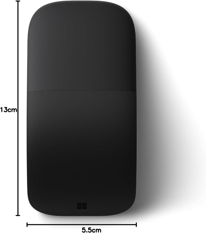 Microsoft Surface Arc Mouse fekete vezeték nélküli egér - black