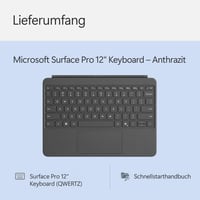 Klávesnica Microsoft Surface Pro 12" – antracitová – QWERTZ – kompatibilná s 12-palcovými modelmi Surface Pro 5