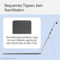 Klávesnica Microsoft Surface Pro 12" – antracitová – QWERTZ – kompatibilná s 12-palcovými modelmi Surface Pro 2