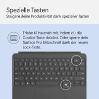 Klávesnica Microsoft Surface Pro 12" – antracitová – QWERTZ – kompatibilná s 12-palcovými modelmi Surface Pro 8