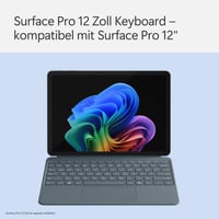 Klávesnica pre Microsoft Surface Pro 12" – oceánovo modrá (Ocean) – QWERTZ – kompatibilná s 12-palcovými modelmi Surface Pro 7