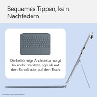 Klávesnica pre Microsoft Surface Pro 12" – oceánovo modrá (Ocean) – QWERTZ – kompatibilná s 12-palcovými modelmi Surface Pro 2