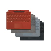 Husă Microsoft Surface Pro 8/X Alcantara + stilou - Culoare Ice Blue, husă de protecție cu stylus 4