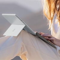 Tastatură Microsoft Surface Pro cu suport pentru creion digital - Accesoriu pentru laptop de culoare platină cu spațiu de stocare 4