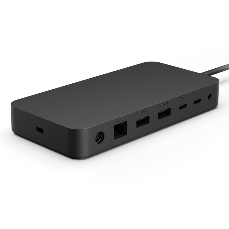 Dokovacia stanica Microsoft Surface Thunderbolt 4 Dock – USB-C, USB-A, Ethernet, 3,5 mm jack konektor, pre notebooky Surface, čierna