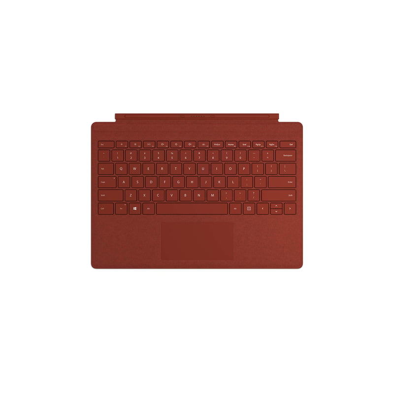Microsoft Type Cover tipkovnica za Surface Pro 3/4/5/6/7/7+ - LED pozadinsko osvjetljenje, stakleni touchpad, francuski AZERTY, crvena