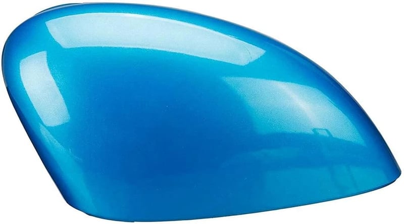 Micvtve Visszapillantó Tükör Burkolat Ford Fiesta MK7 2008-2017 Kék Színű Csere Fedél Autóalkatrész