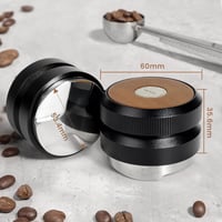 MICXNIC Espresso Leveler 54 mm Diófa Kávé Elosztó Magasság Állítható Portafilter Sage Barista Kiegészítő 304 Rozsdamentes Acél 6