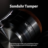 MICXNIC Kávétömörítő 54 mm Rugós Önszintező Espresso Tamper Sage Breville Barista Express Portafilterhez Dió Fekete 6