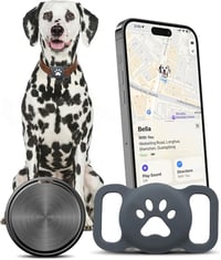 Middle Rabbit GPS nyomkövető Apple iOS-hez, AirTag alternatíva kutyanyakörvre - black 1