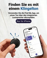 Middle Rabbit GPS nyomkövető Apple iOS-hez, AirTag alternatíva kutyanyakörvre - black 3