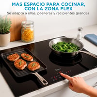 MIDEA 3 égős indukciós főzőlap 7400W Flex Zone érintésvezérléssel 4