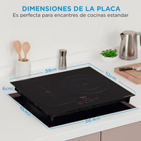 MIDEA 3 égős indukciós főzőlap 7400W Flex Zone érintésvezérléssel 5