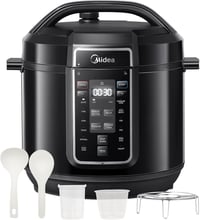 Midea 9-in-1 Elektromos Kukta 8L - Multifunkciós Főzőedény Joghurt, Rizs, Lassú Főzés, Sous Vide, Gőzölés Funkciókkal, Rozsdamentes Acél Bel 1