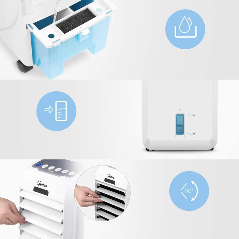 Midea AC120-15A Párásító 15L Kapacitás Légnedvesítő Készülék