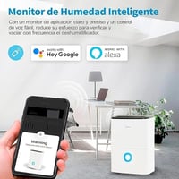 Midea Csendes Párátlanító 20L - Energiatakarékos Légtisztító 50m² Helyiségekhez, Kivehető Tartállyal, 43dB Zajszinttel, Fehér 3