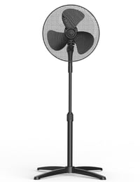 Ventilator cu picior Midea FS40-25MSE(BL), 40 cm, motor din cupru, 3 trepte de viteză, oscilație 90°, înălțime reglabilă 96-125 cm, debit de aer 40 m³/min 6