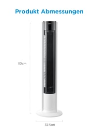 Midea FZ10-19BRA stupni ventilator s daljinskim upravljačem, 7-satnim timerom i 3 brzine rada 2