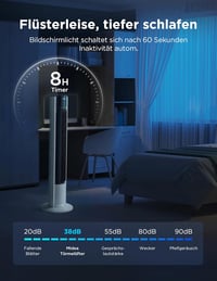 Midea FZ10-19BRA torony ventilátor távirányítóval, 7 órás időzítő, 3 sebesség 7