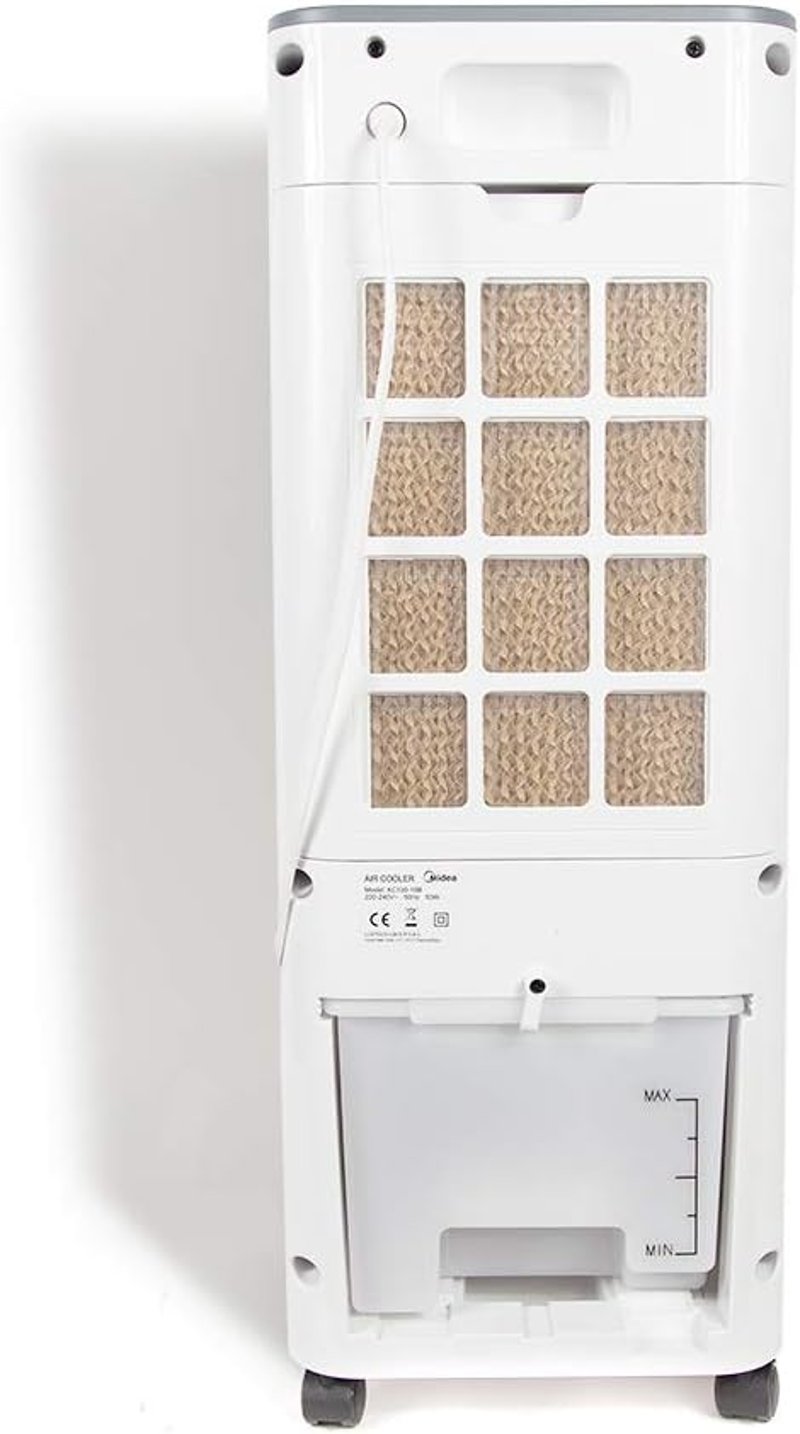 Midea légkondicionáló párologtató párásító AC100-18BR 6000 sorozat 3 fokozat időzítő távirányító 50 W fehér műanyag